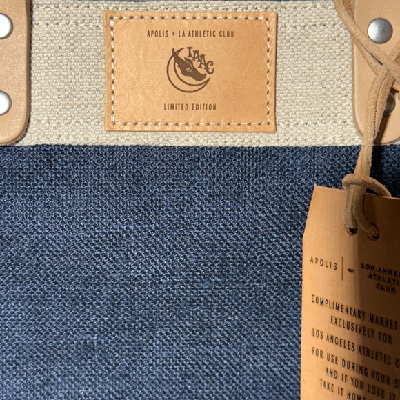 Apollo’s Market Bag - Los Angeles Athletic Club Canvas Tote - Picture 3 of 8